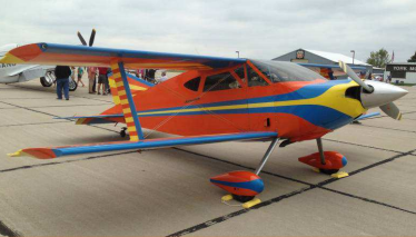 Harry Barr's Hiperbipe at the 2014 Nebraska State Fly-In in York