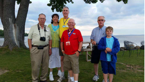 Several chapter members met for dinner last year in Oshkosh. 