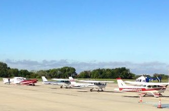 There is plenty of room on the ramp for fly-in's at our Chapter Breakfast.